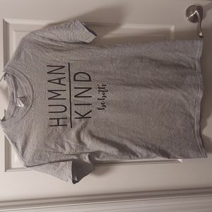 "HUMAN / KIND  be both" t-shirt